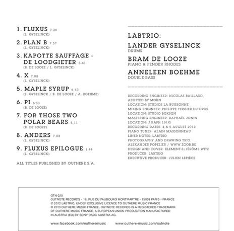 Fluxus - CD Audio di Labtrio - 2