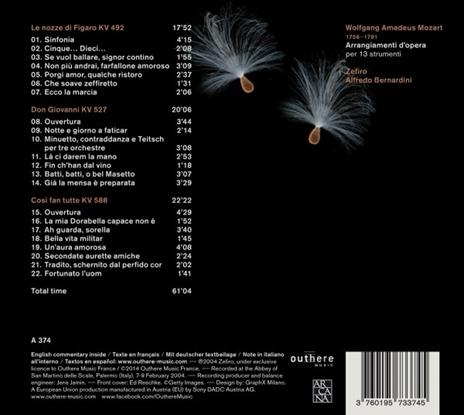 En Harmonie - CD Audio di Wolfgang Amadeus Mozart,Zefiro Baroque Orchestra - 2