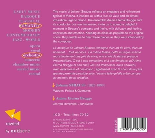 Valzer - Polke - Ouvertures - CD Audio di Johann Strauss - 2