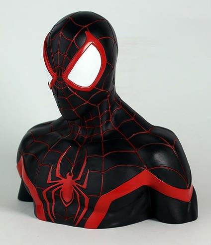 Semic Marvel Comics Spider Man Miles Morales Bust Coin Bank Salvadanio New