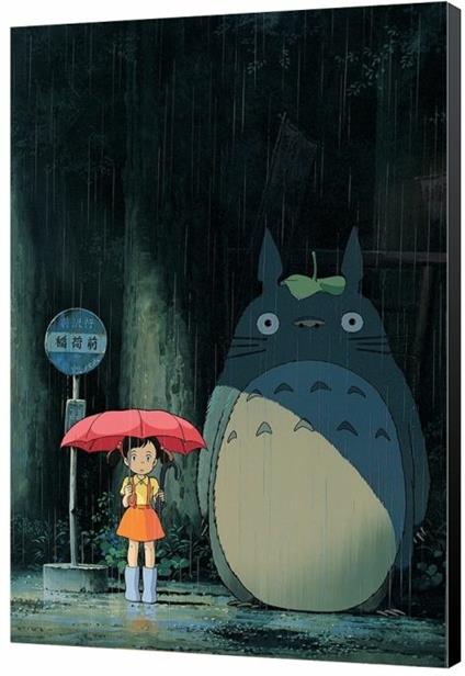 Stampa Su Legno 35X50 Cm Studio Ghibli My Neighbour Totoro