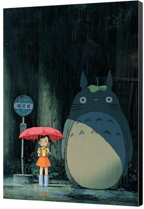 Stampa Su Legno 35X50 Cm Studio Ghibli My Neighbour Totoro