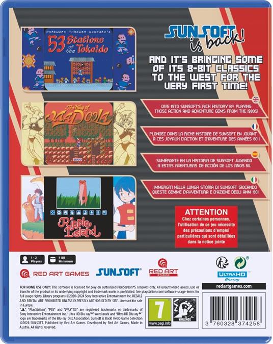 Sunsoft is back! Retro Game Selection - PS5 - 4