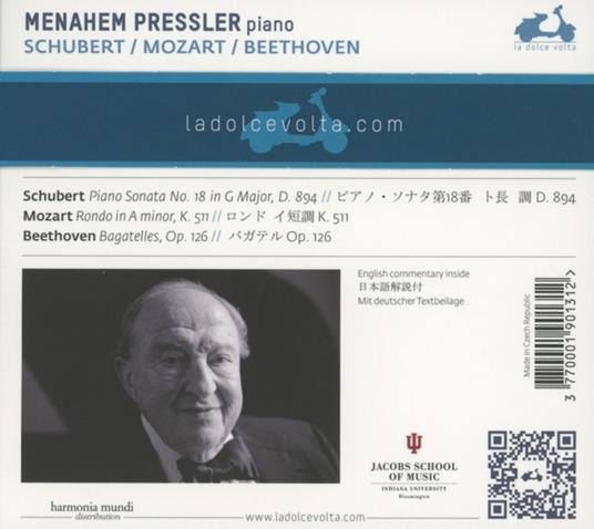 Menahem Pressler - CD Audio di Menahem Pressler - 2