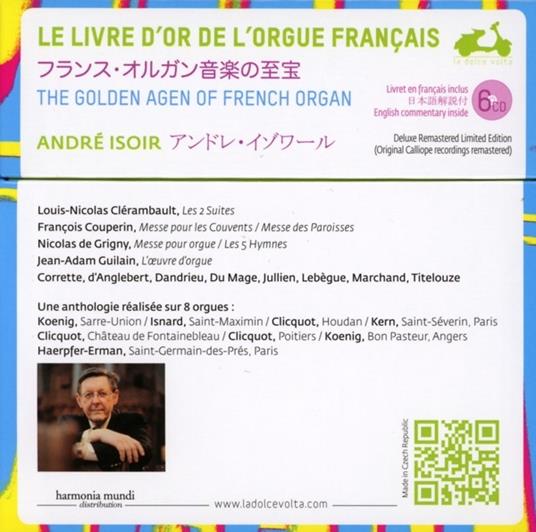 The Golden Age of French Organ - CD Audio - 2