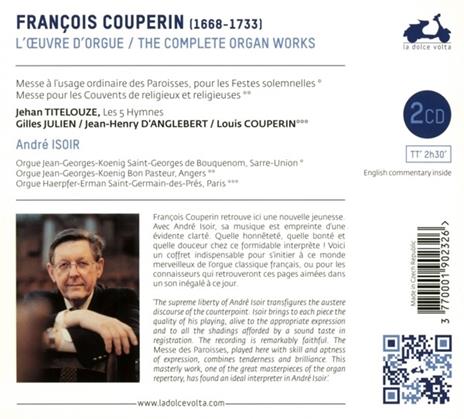 Musica per Organo Completa - CD Audio di André Isoir - 2