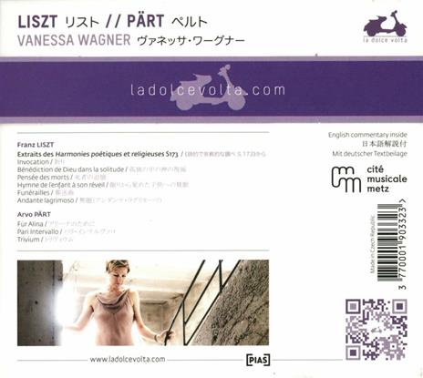Vanessa Wagner suona Liszt e Pärt - CD Audio di Franz Liszt,Arvo Pärt,Vanessa Wagner - 2