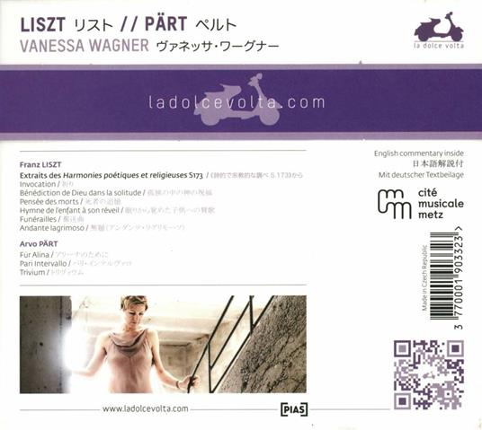 Vanessa Wagner suona Liszt e Pärt - CD Audio di Franz Liszt,Arvo Pärt,Vanessa Wagner - 2