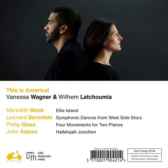 This Is America - CD Audio di Vanessa Wagner,Wilhem Latchoumia - 2