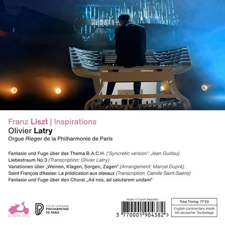 Inspirations - CD Audio di Franz Liszt,Olivier Latry - 2