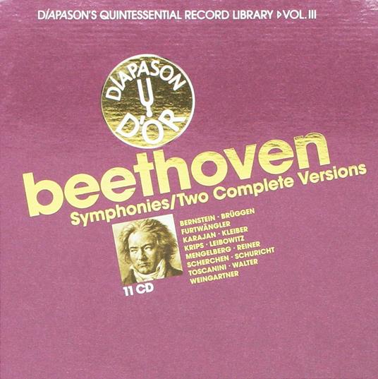 Sinfonie vol.3 - CD Audio di Ludwig van Beethoven,Leonard Bernstein,Herbert Von Karajan,Arturo Toscanini,Frans Brüggen