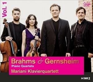 Brahms & Gernsheim Piano Quartets Vol. 1 - CD Audio di Johannes Brahms,Friedrich Gernsheim,Mariani Klavierquartett