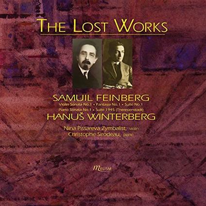 Samuil Feinberg / Hanus Winterberg - Lost Works - CD Audio