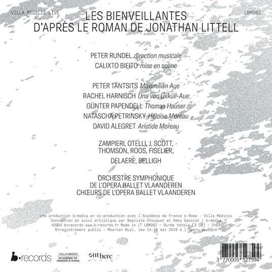 Les Bienveillantes (Live) - CD Audio di Hector Parra - 2