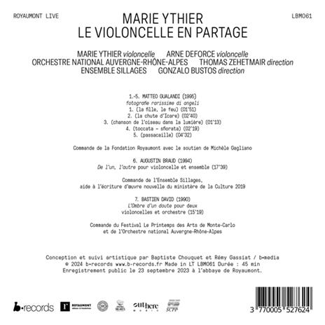 Le Violoncelle En Partage - CD Audio di Orchestre d'Auvergne,Marie Ythier - 2