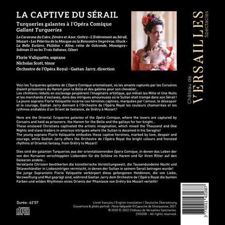 La Captive du Sérail - CD Audio di Florie Valiquette - 2