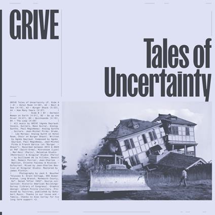 Tales Of Uncertainty - Vinile LP di Grive