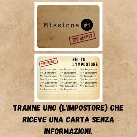 L'Impostore. Gioco da tavolo - 3