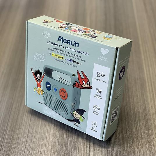 Merlin - Altoparlante senza onde, colore: Verde mandorla - 5