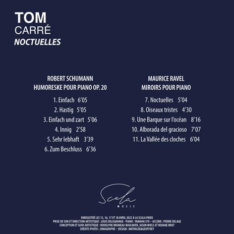 Noctuelles - CD Audio di Maurice Ravel,Robert Schumann,Tom Carré - 2