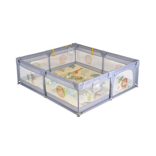 BOX PER BAMBINI GAME ZONE GRIGIO 150X200 CM CON ACCESSORI   21036