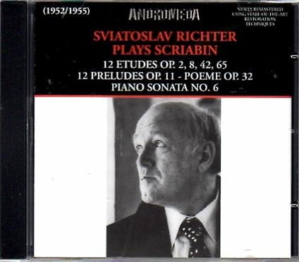 Sviatoslav Richter Plays - CD Audio di Alexander Scriabin