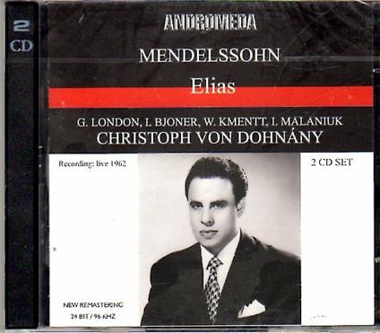 Elias - CD Audio di Felix Mendelssohn-Bartholdy