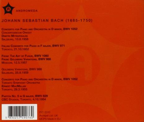Glenn Gould plays Bach - CD Audio di Johann Sebastian Bach,Glenn Gould - 2