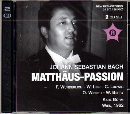 Matthaus-Passion - CD Audio di Johann Sebastian Bach