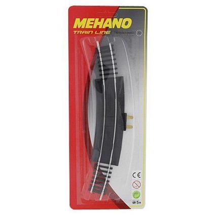 Binario Curvo Terminale Per Passare La Corrente Ai Binari R457,2mm Mehano Trenini
