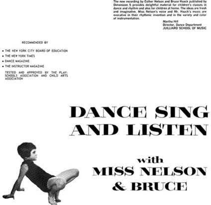 Dance Sing and Listen - CD Audio di Bruce Haack,Miss Nelson