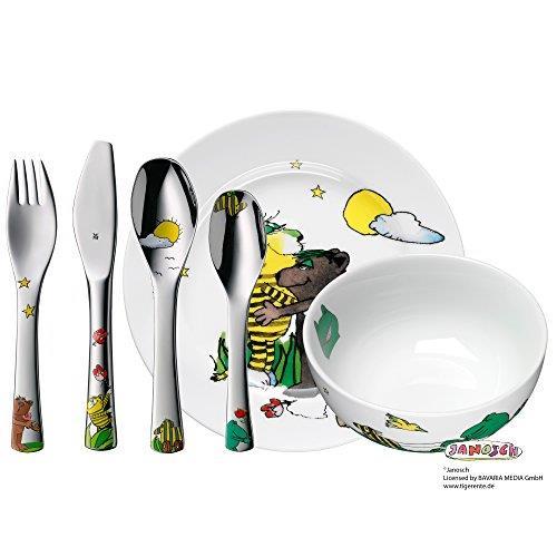 WMF 12.9410.9964 posata per bambino Toddler cutlery set Acciaio inossidabile, Bianco Porcellana, Acciaio inossidabile