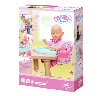 BABY born Table Feeding Chair Seggiolone per bambola