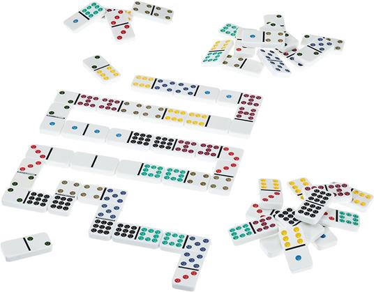 LINEA CLASSICA, DOMINO, CON FIGURE DI GIOCO EXTRA GRANDI - 3