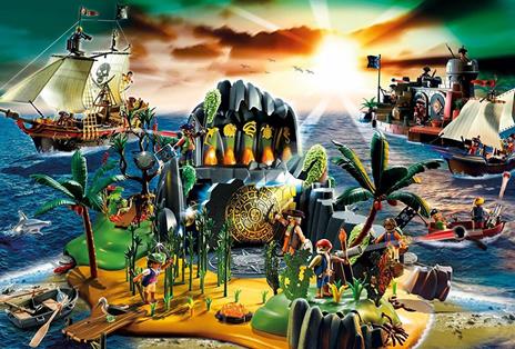 Playmobil: Pirate Island Jigsaw With Figure 150Pc /Toys - 11