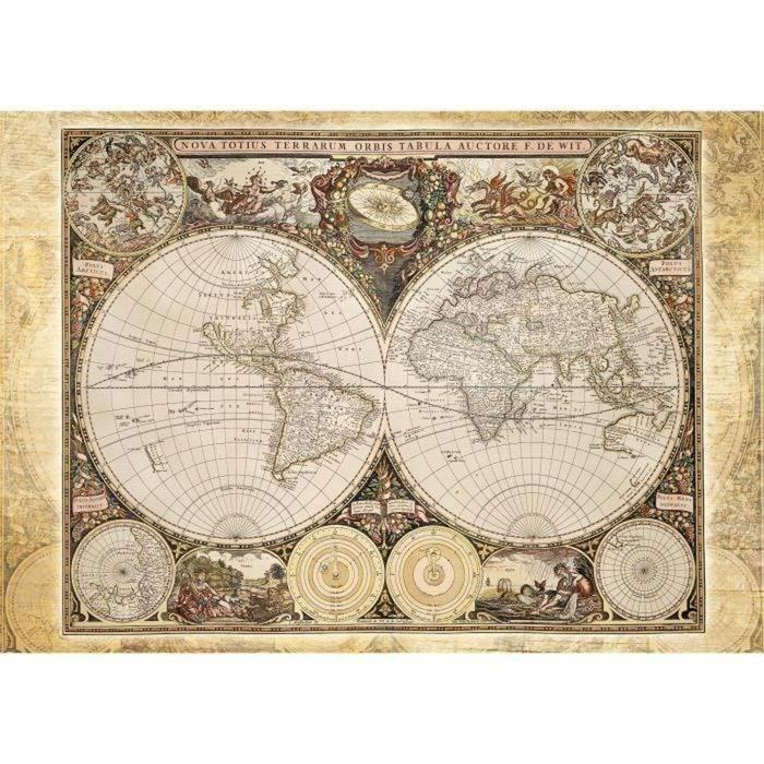 Puzzle 2000 pezzi Mappamondo Storico