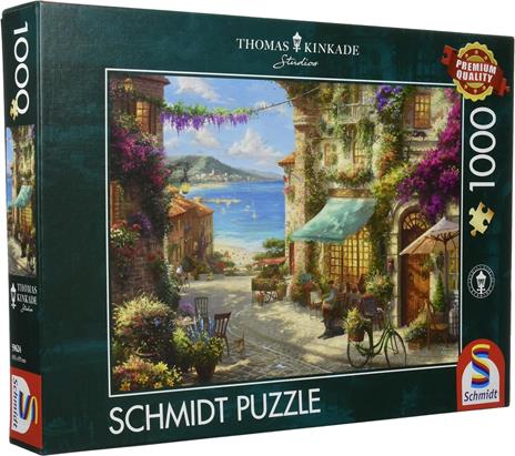 Puzzle 1000 pezzi Caffè Sulla Riviera Italiana