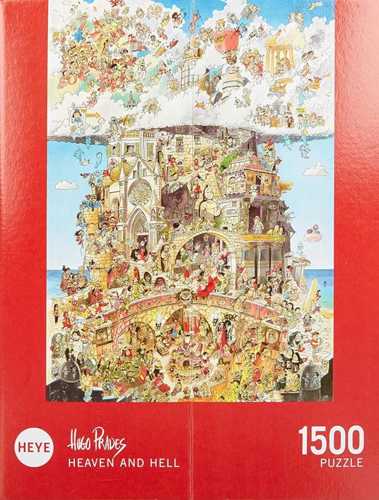 Puzzle 1500 pz Triangolare - Heaven and Hell, Prades - 3