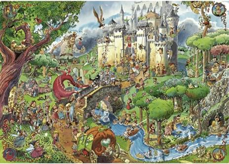 Puzzle 1500 pz Triangolare - Fairy Tales, Prades - 2