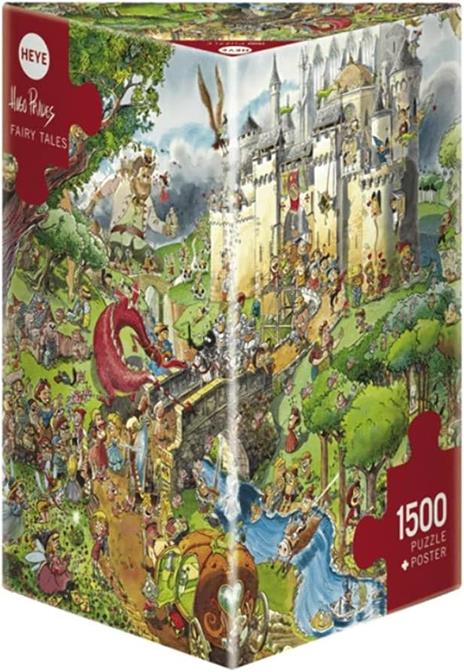 Puzzle 1500 pz Triangolare - Fairy Tales, Prades - 3