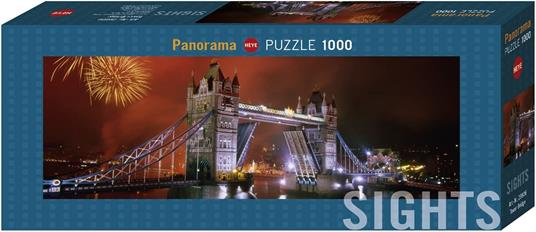 Puzzle 1000 pz Panorama - Tower Bridge, Sights