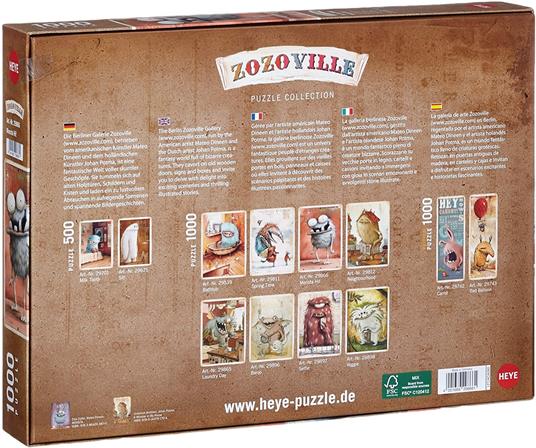 Puzzle 1000 pz - Monsta Hi! - 3