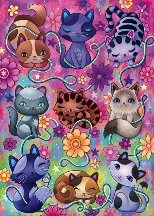 Puzzle 1000 pz - Kitty Cats, Dreaming - 4