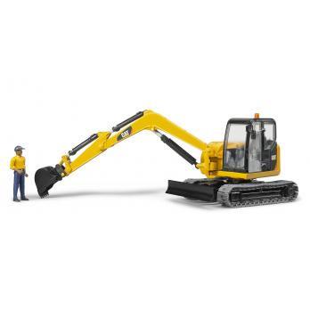 Cat Mini Scavatore con Operaio - 3
