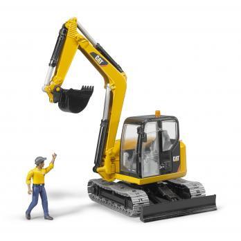 Cat Mini Scavatore con Operaio - 8