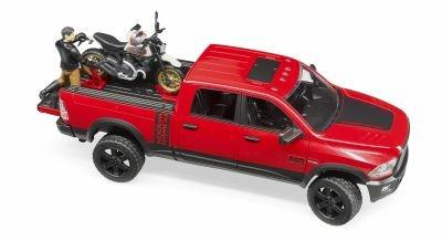 Bruder 02502 Ram 2500 Power Wagon Con Ducati Scrambler Desert Sled - 4