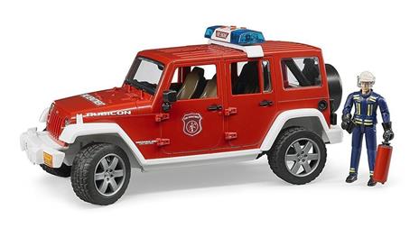 Jeep Wrangler Unlimited Rubicon Pompieri Luci Suoni E Pompiere - 2