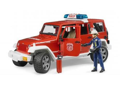 Jeep Wrangler Unlimited Rubicon Pompieri Luci Suoni E Pompiere - 6