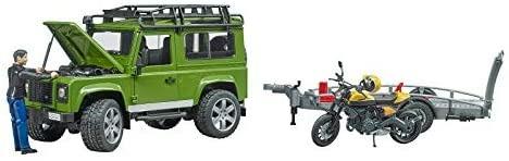 Land Rover Defender con rimorchio e Ducati Scrambler Full Throttle - 5