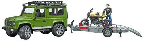 Land Rover Defender con rimorchio e Ducati Scrambler Full Throttle - 7